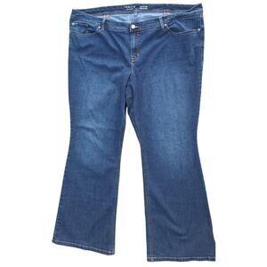 Torrid Luxe Slim Boot Super Stretch Blue Jeans Size 26 Tall Plus size 31" inseam